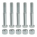 Replacement Shear Bolt Kit 5 Grade 5 Bolts & 5 Nuts for Automotive