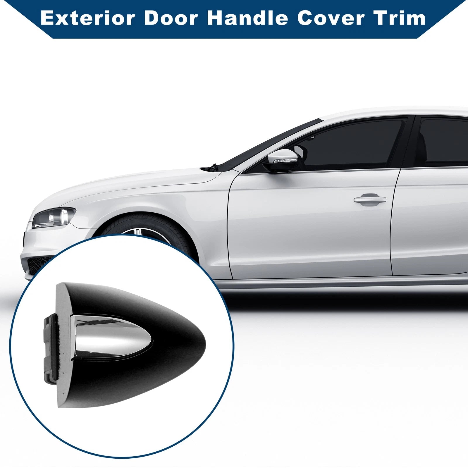 Exterior Door Handle Cover Trim for Buick LaCrosse (2017–2019) Matte Black