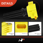 Set of 4 Yellow Ignition Coils for Ford Explorer (2012–2019) Escape (2013–2019)