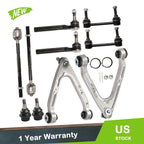 Set of 10 Control Arm Ball Joints Tie Rod Ends Sway Bar Links for Hummer H3 (2006–2010)