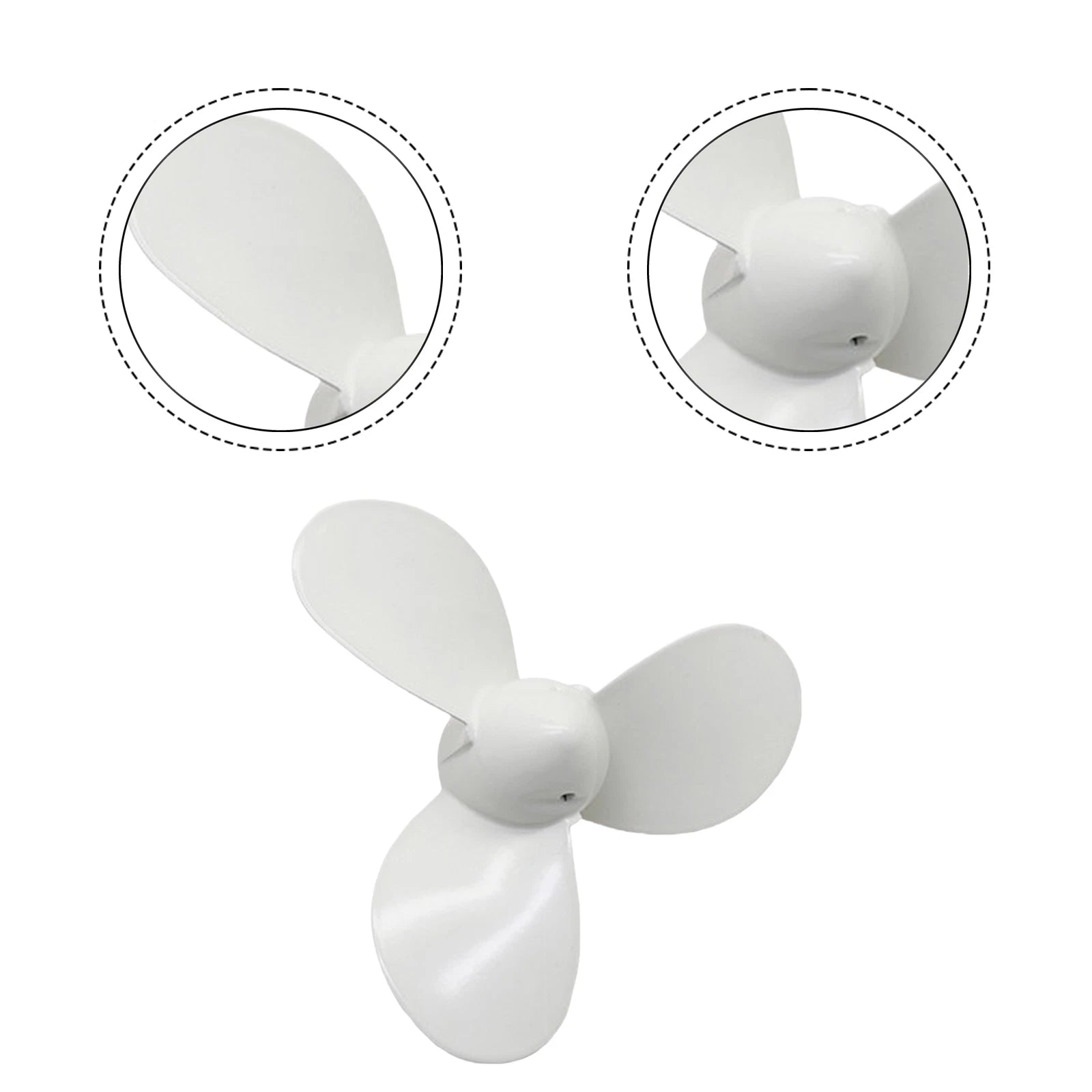 Aluminum Alloy Marine Propeller for Two 2 0 HP Outboard Motor