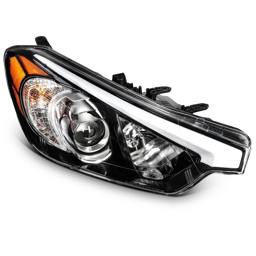 Set of 2 Headlight Assemblies for Kia Forte Sedan (2014–2016)