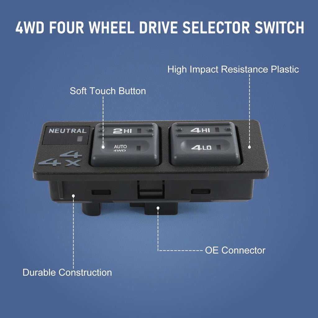 Four Wheel Drive Switch for Chevy K1500 GMC (1990-1999)