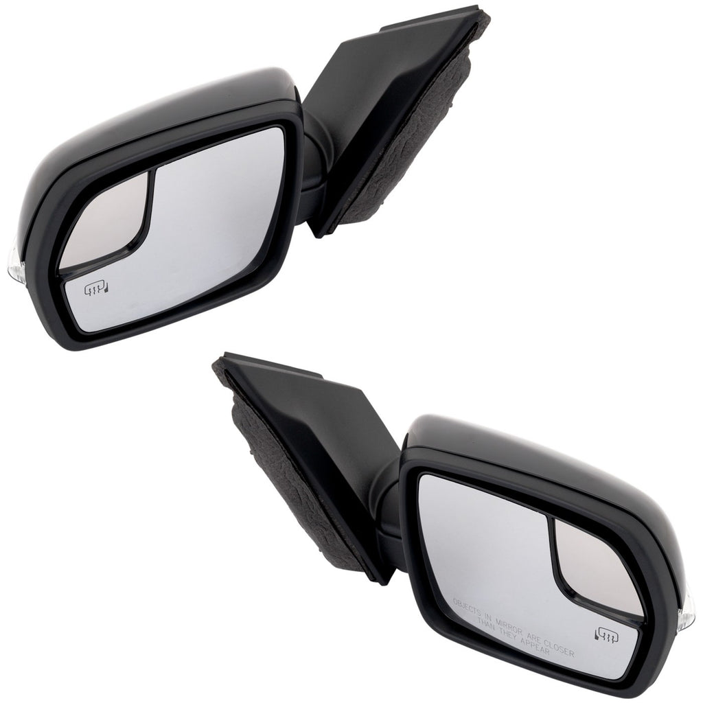 Power Heated Mirrors for Ford Edge (2019–2021) Left Right Paintable Signal Lamp