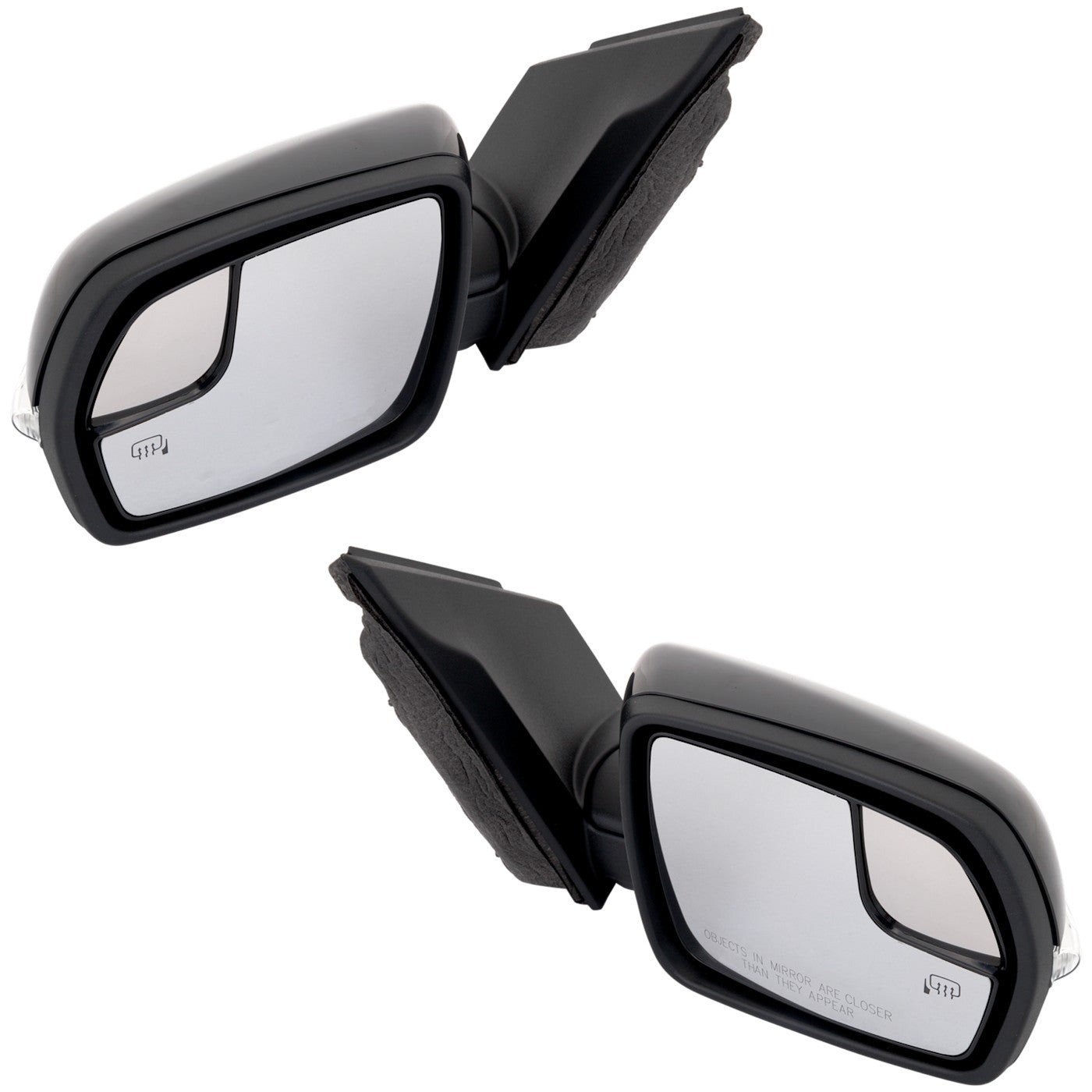 Power Heated Mirrors for Ford Edge (2019–2021) Left Right Paintable Signal Lamp