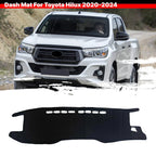 Anti-Slip Dash Mat Cover for Toyota Hilux (2020–2024)