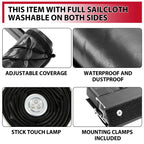 Soft Roll-Up Tonneau Cover for Chevy Silverado Sierra 1500 (1988–2007)