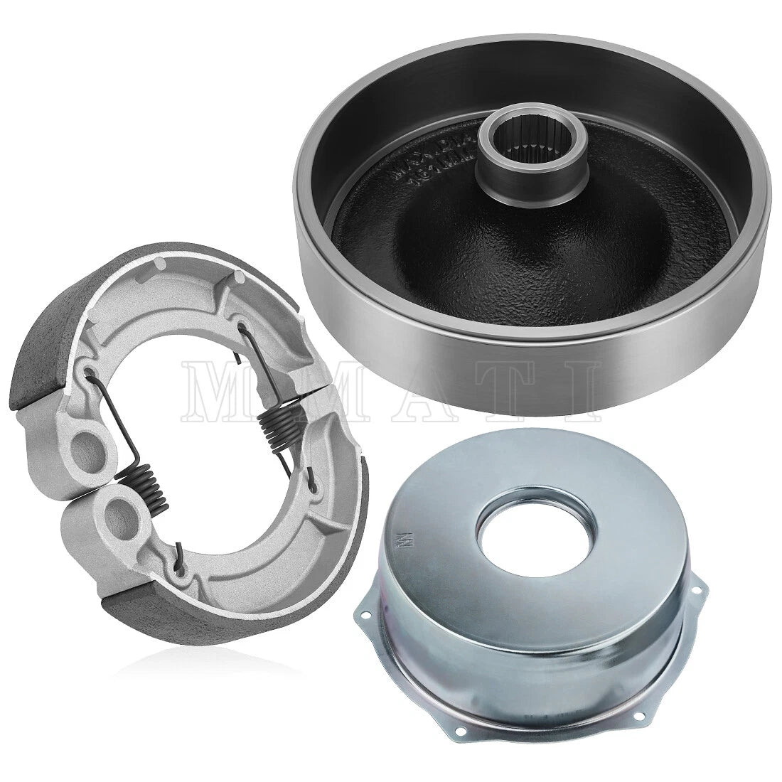 Rear Brake Drum Shoes Cover Kit for Yamaha Kodiak 400, Big Bear 250, 400 (1993–2006)