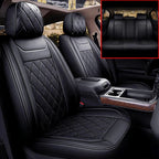 Set of 2 Front + Rear Leather Seat Covers for Toyota RAV4 (2019–2023)