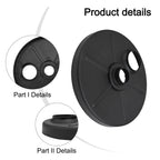2X Wheel Dust Cover Set for Lawn Care Tool (Specific Models)