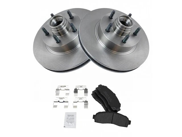 Front Brake Pad and Rotor Kit for Mazda B2300 (2003–2009) CB172DF