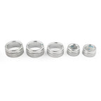 Silver Air Conditioning Audio Button Switch Knob Covers for Toyota Camry (2018)