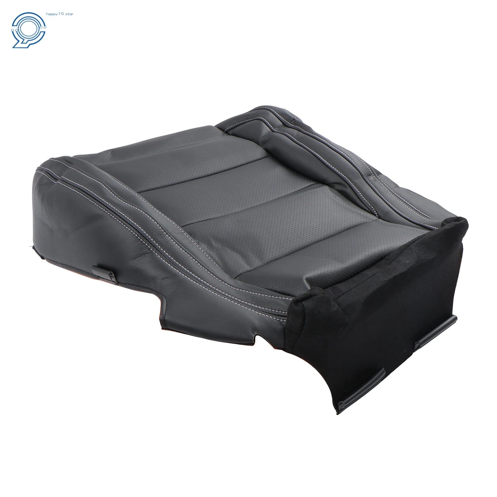 Front Passenger Bottom Seat Cover for Ford Mustang (2015–2023) Perforated Black