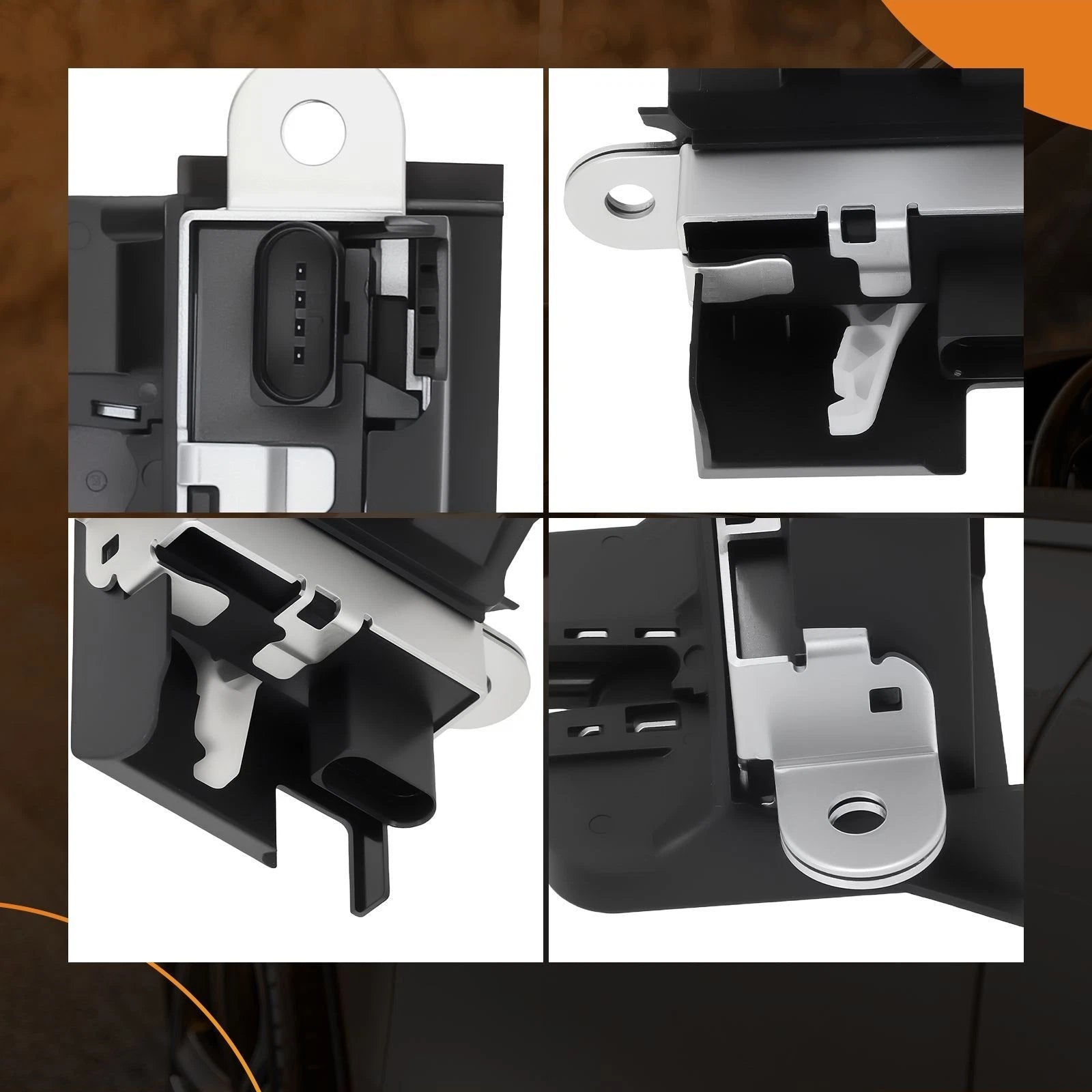 Rear Hatch Lock Actuator for VW Golf Tiguan (5M0827505, 5ND827505, 4PIN)