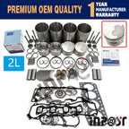 Engine Rebuild Kit for Toyota Hilux Land Cruiser Hiace 2L-T 2L-TE 2L-THE (1979–1999)