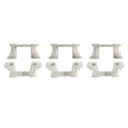 Set of 3 White Plastic Supports for 4510 Sander Vibration Frame