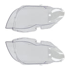 Set of 2 Headlight Lens Covers for BMW X5 E53 (2004–2006) 63117166803 63117166817