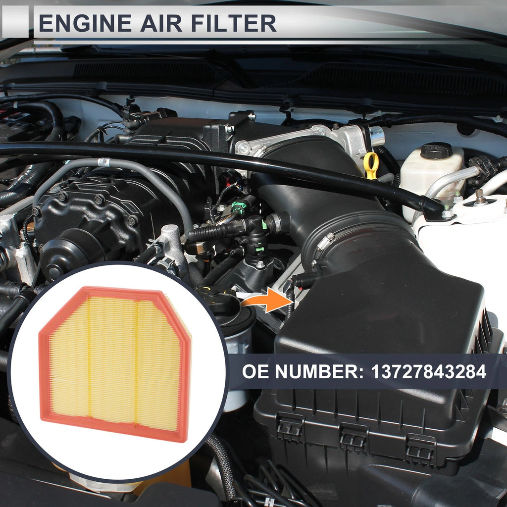 Car Engine Air Filter No. 13727843284 for BMW M2 3.0L (2019–2021)