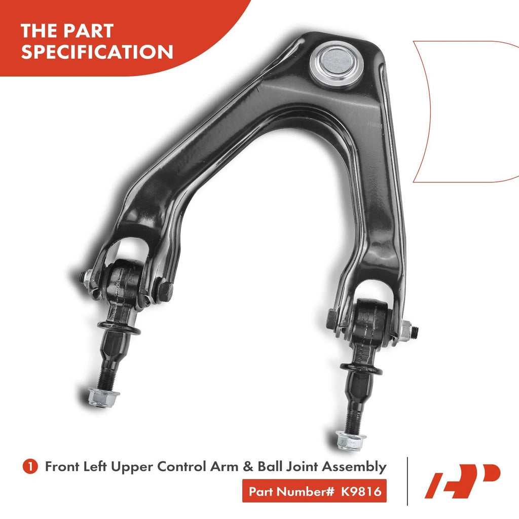 Front Left Upper Control Arm with Ball Joint for Honda Accord (1990-1993)