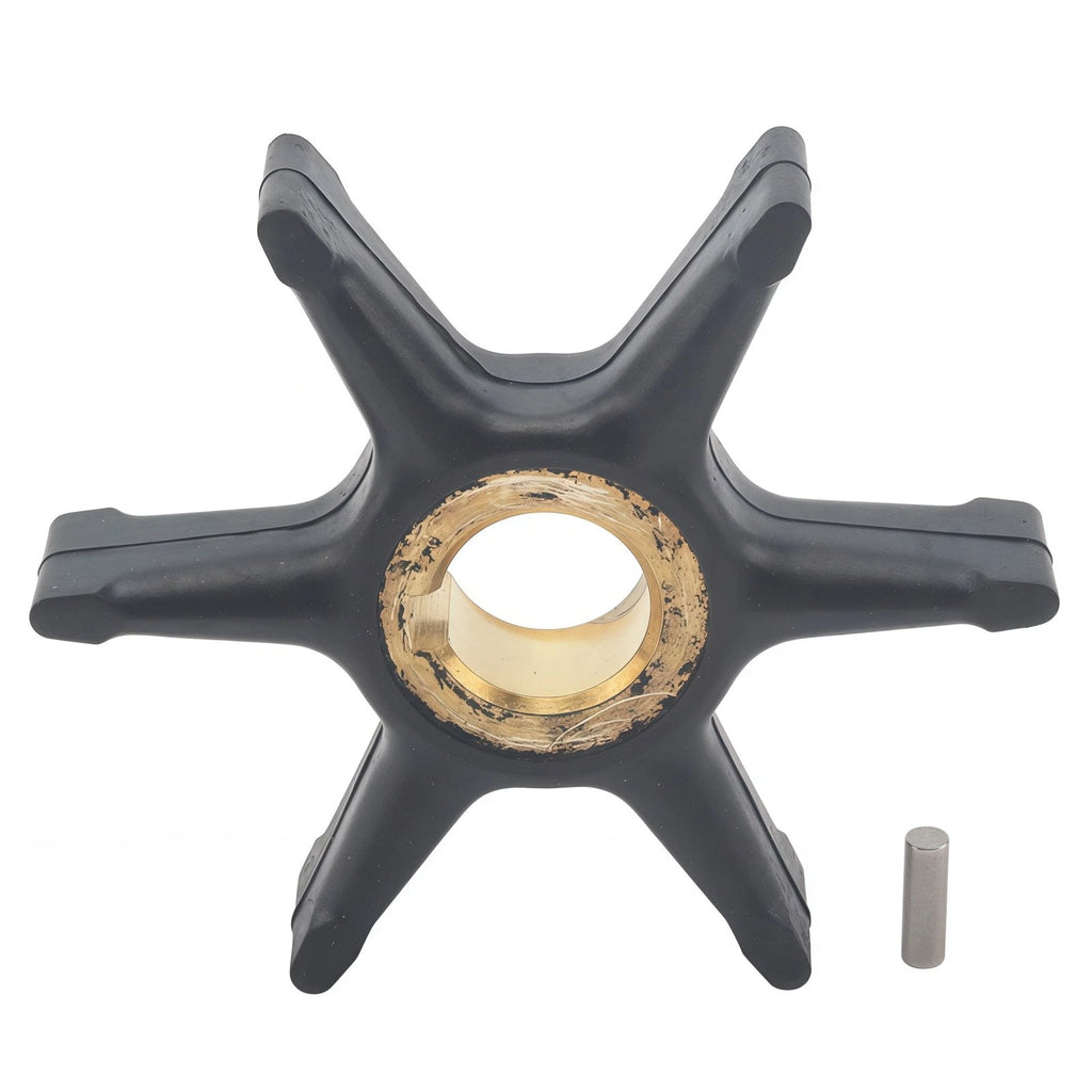 Water Pump Impeller & Pin for Evinrude Johnson Outboard 9.5-10 HP (0775519)