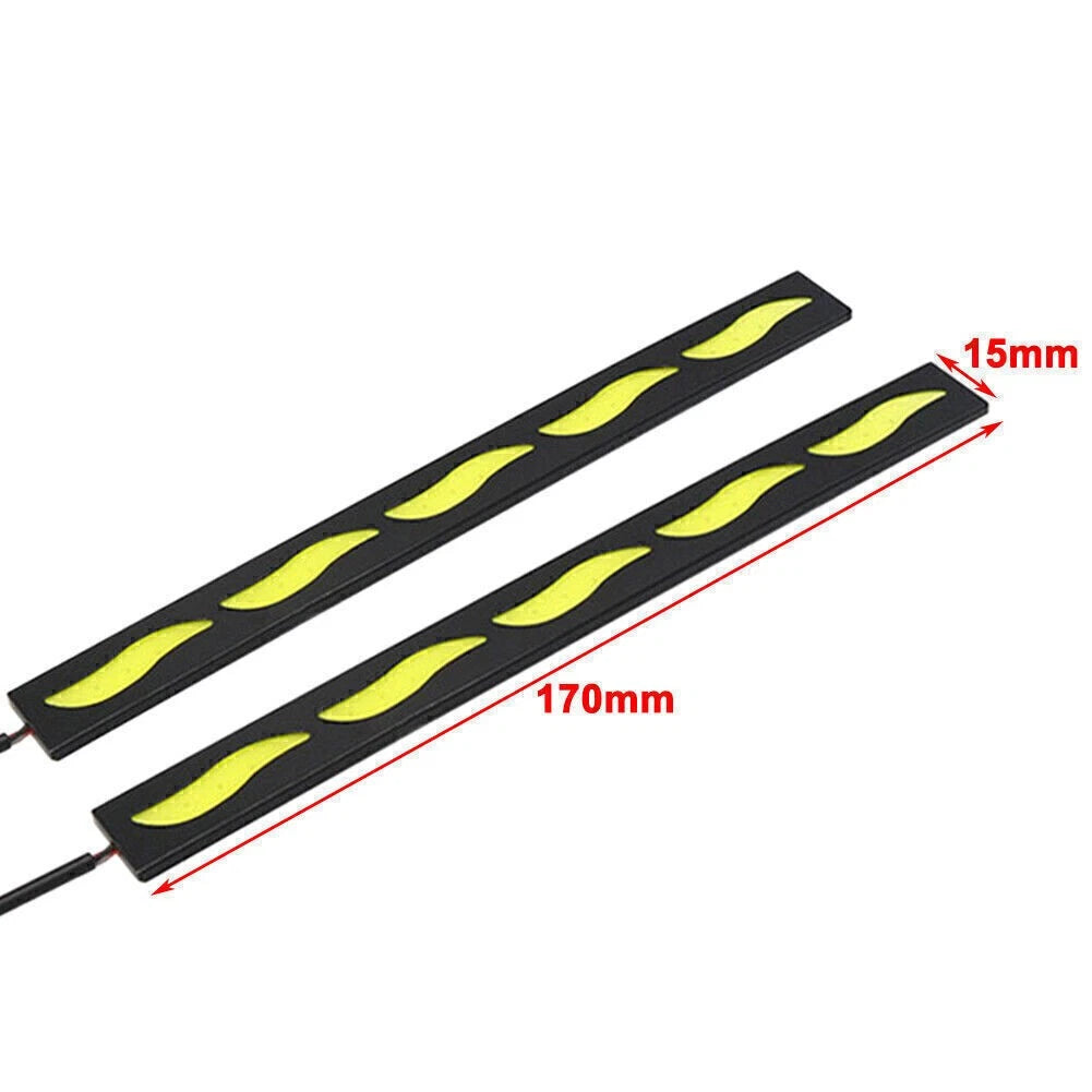 2X Daytime Running Light DRL Fog Lamps for