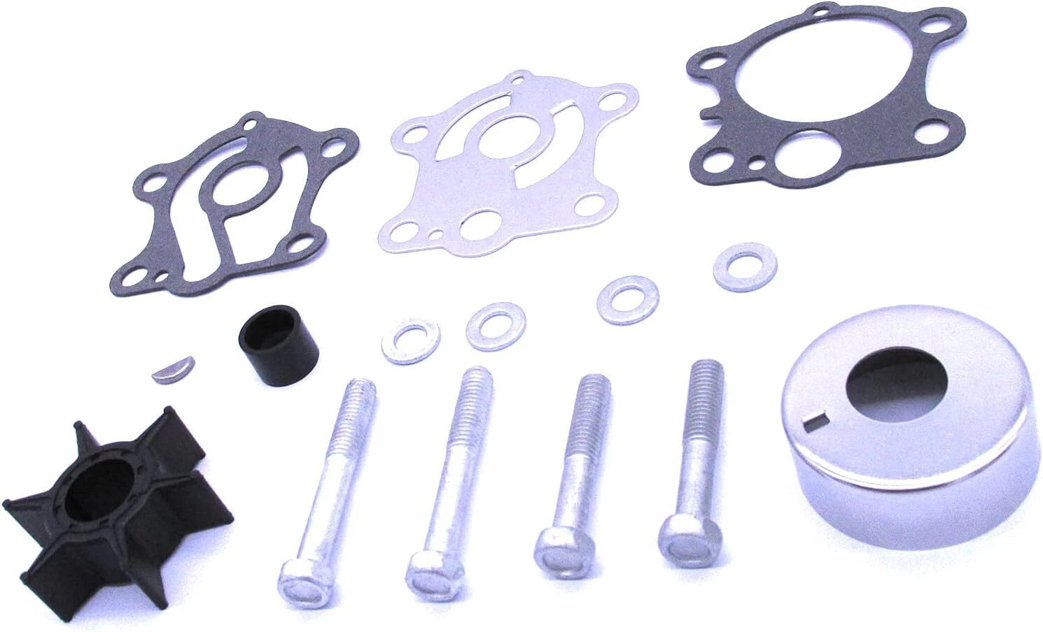 Water Pump Impeller Kit for Yamaha 2-Stroke 55HP C55 CV55 (663-W0078-00)