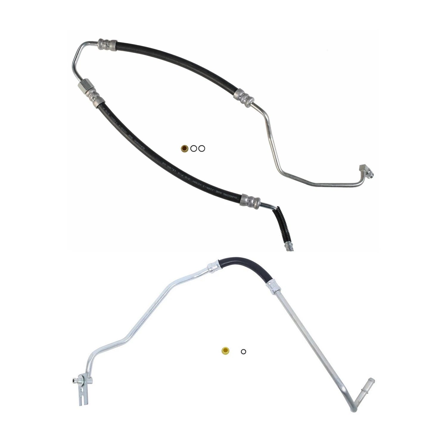 Sunsong Power Steering Pressure & Return Line Hose Kit for Ford F-150 (2004–2008)