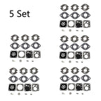 Set of 5 Carburetor Diaphragm Kits for Tecumseh TC200 TC300, Tillotson RK21 HU