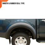 38P Aluminium Metallic Fender Flares for Ford Ranger PX2 Dual Cab Wildtrak (15-18)