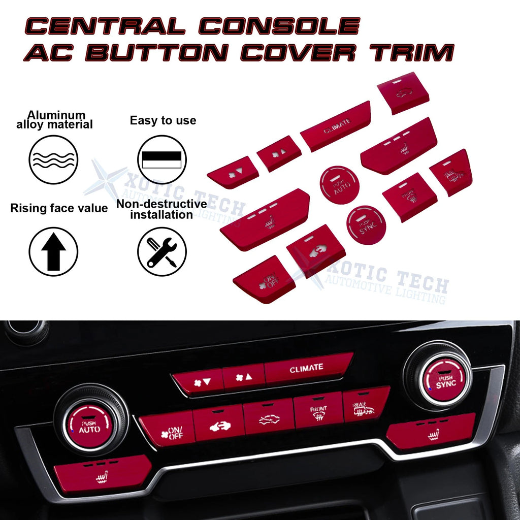 Center Dashboard Switch Cover Trims for Honda CR-V DX (2017-2022)