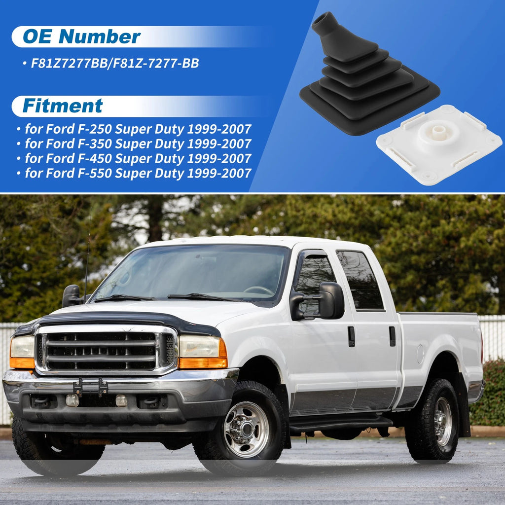 Gear Shift Boot for Ford F-250 F-350 F-450 F-550 Super Duty (1999–2007) F81Z7277BB