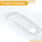 1 Pc Headlight Lens Cover for Audi A8 (2004–2009) Clear