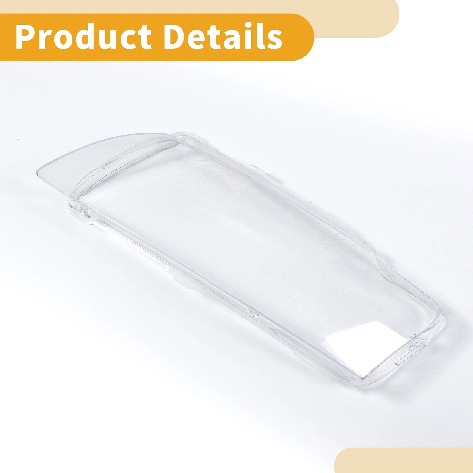 1 Pc Headlight Lens Cover for Audi A8 (2004–2009) Clear