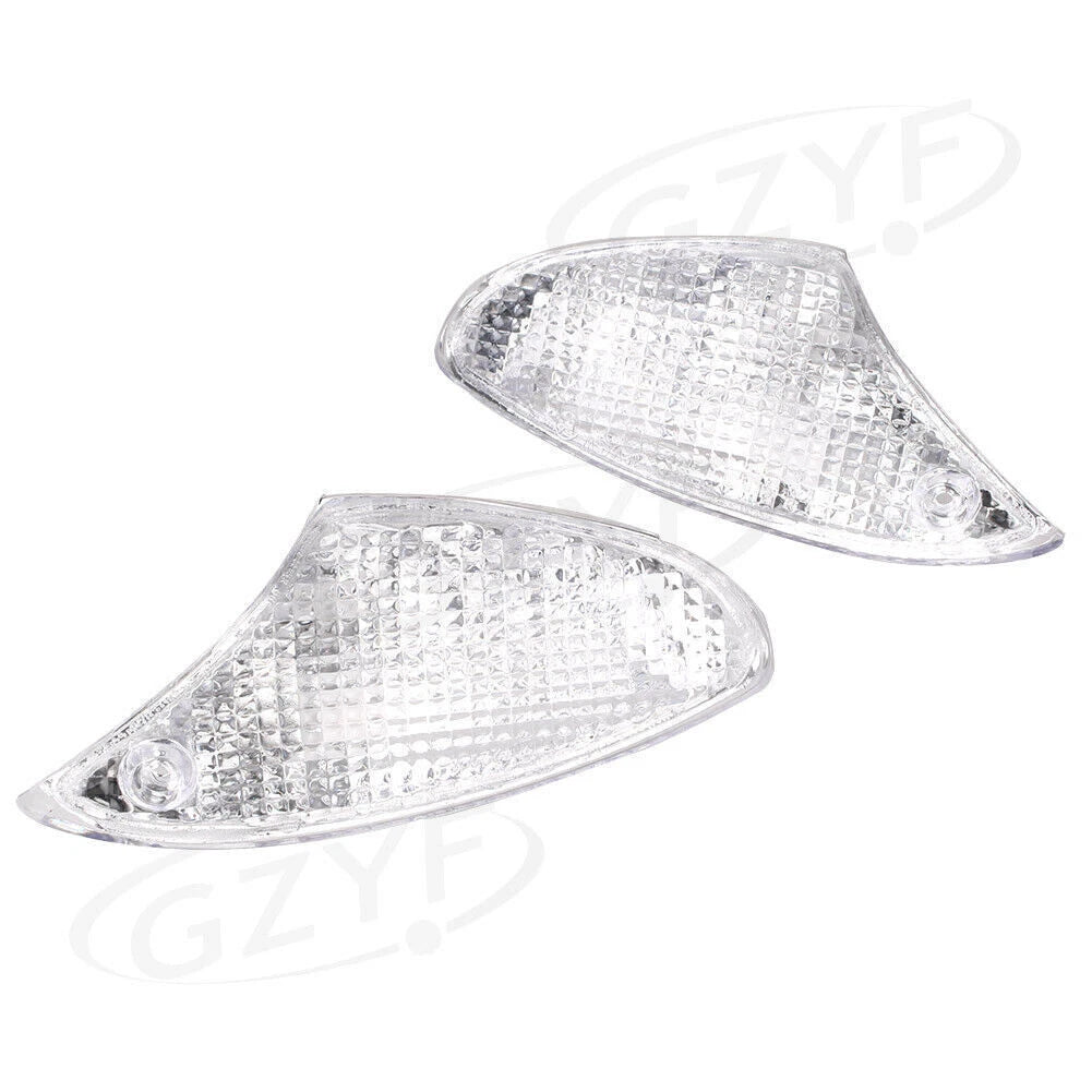Pair Front Turn Signal Indicator Lens for BMW K1200S K1300S (2003–2016)