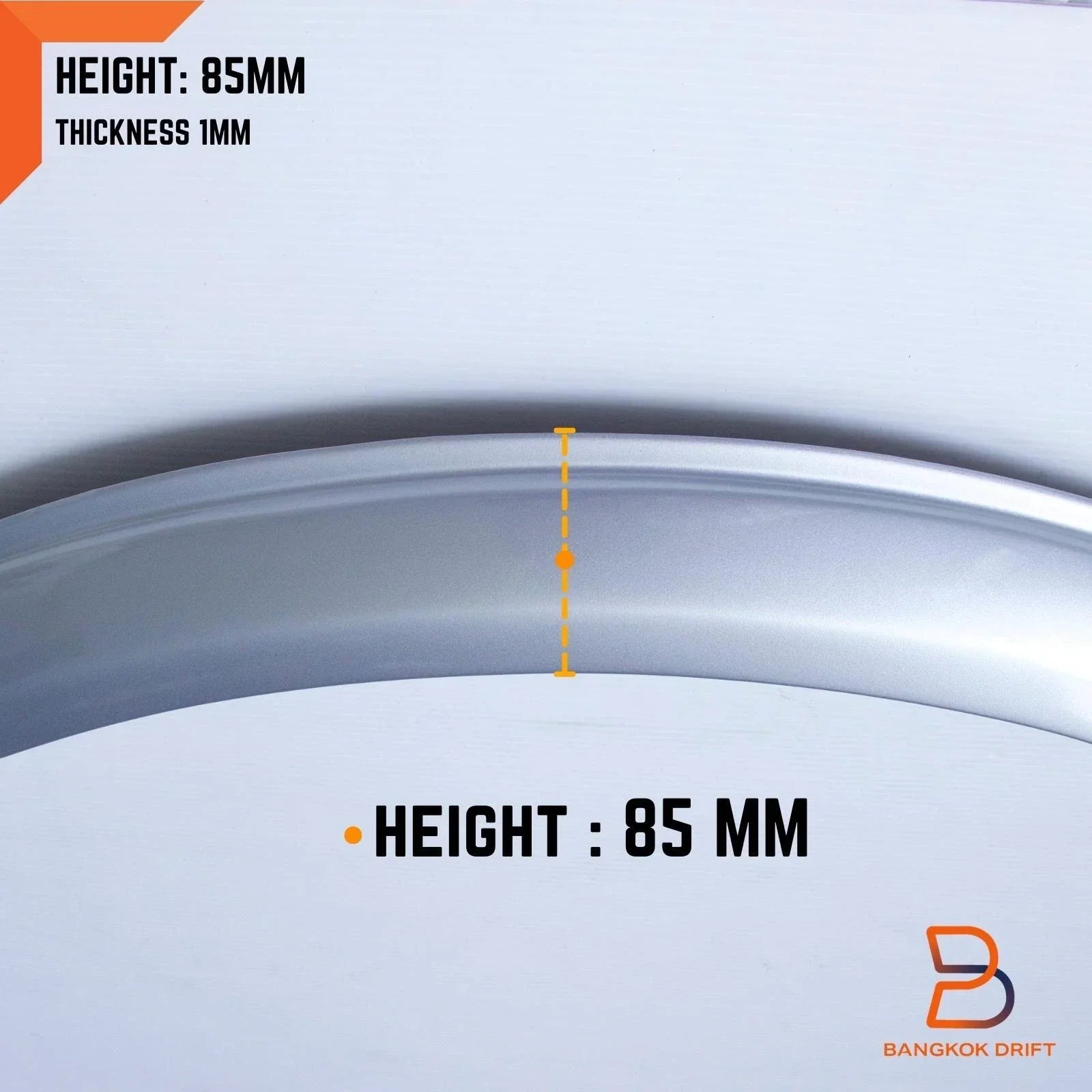 3" Slim Fender Flares for Ford Ranger T6 (2015-2018)