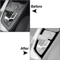 RHD Center Console Gear Shift Box Frame Cover Trim for Audi A4 A5 (2016-2023)