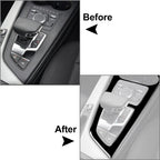 RHD Center Console Gear Shift Box Frame Cover Trim for Audi A4 A5 (2016-2023)