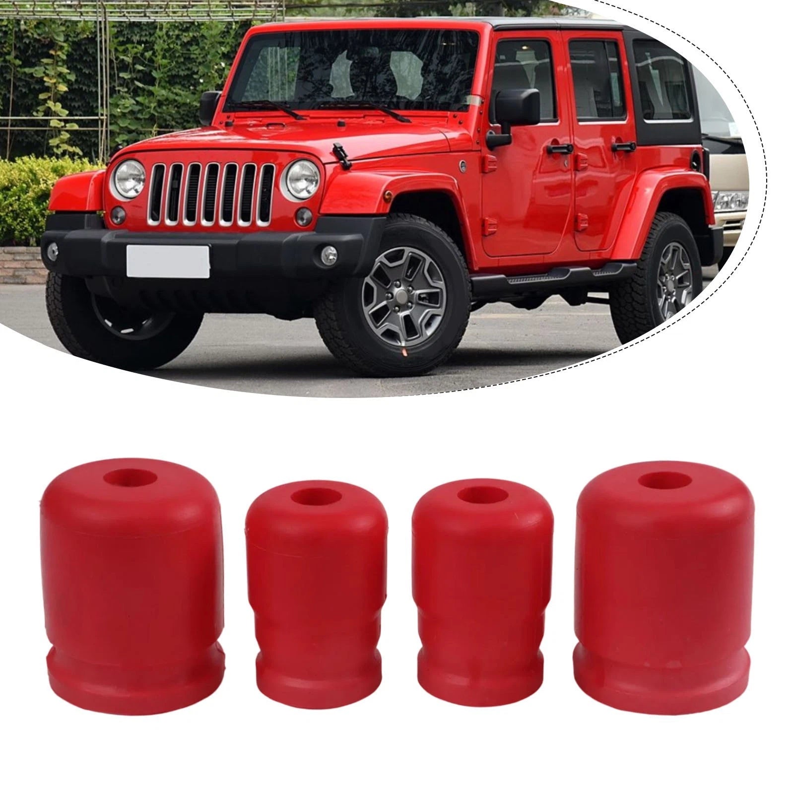 Replacement Kit of Bump Stops for Jeep Wrangler JK (2007–2018)