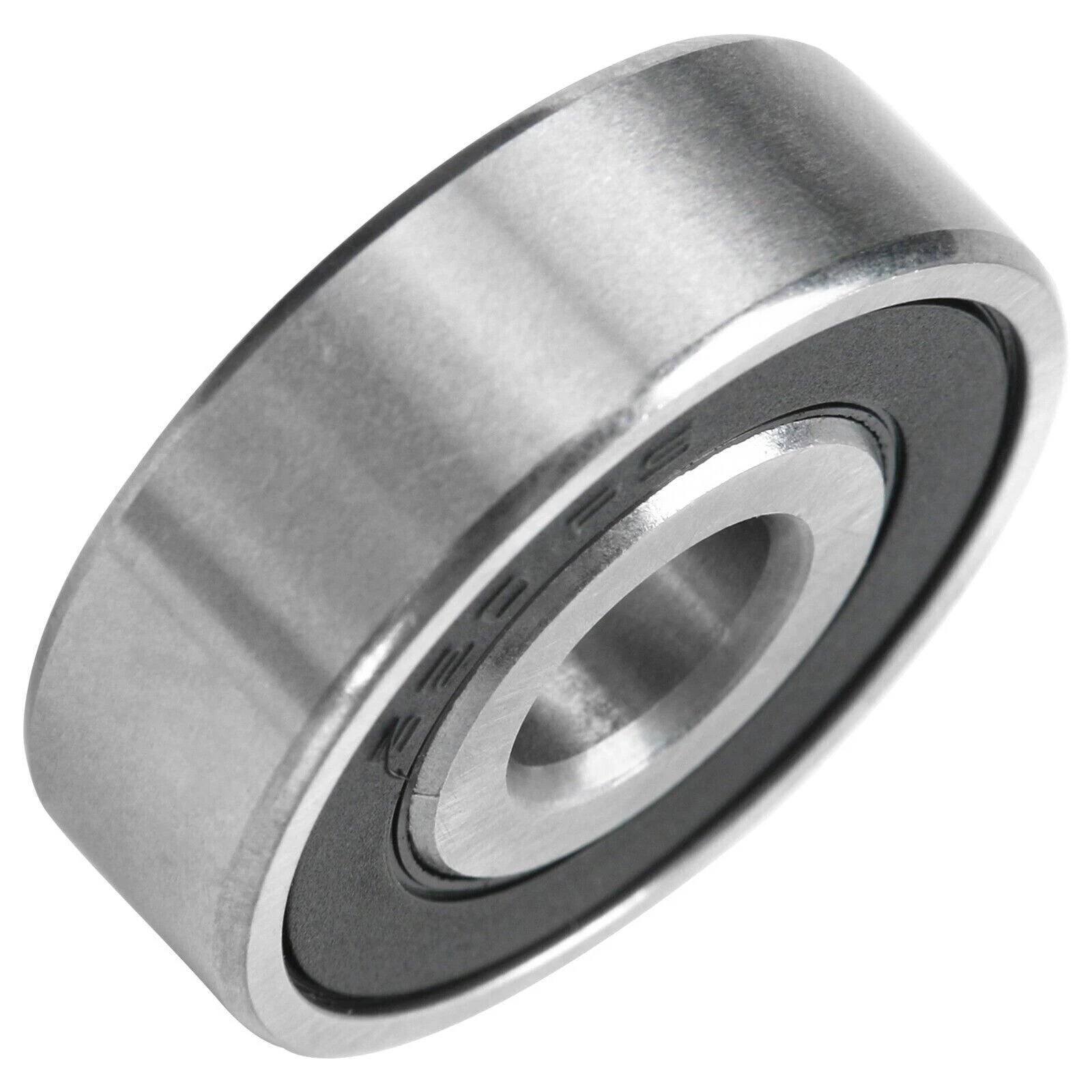 2X Rubber Ball Bearings 6201 for Various Applications (32mm x 12mm x 10mm)
