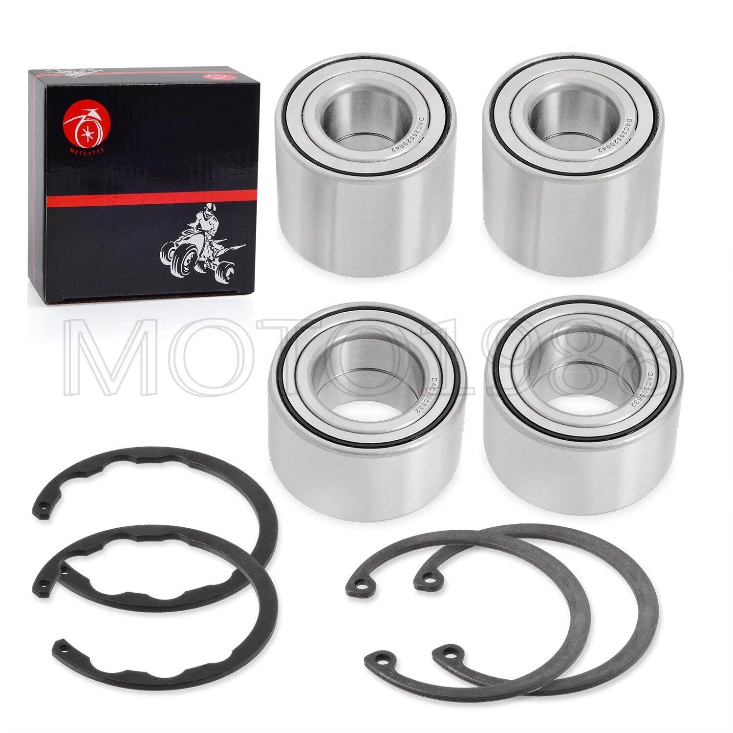 Wheel Bearing Set with Circlip for Kawasaki Teryx 750 KRF750 4x4 (2008–2013)