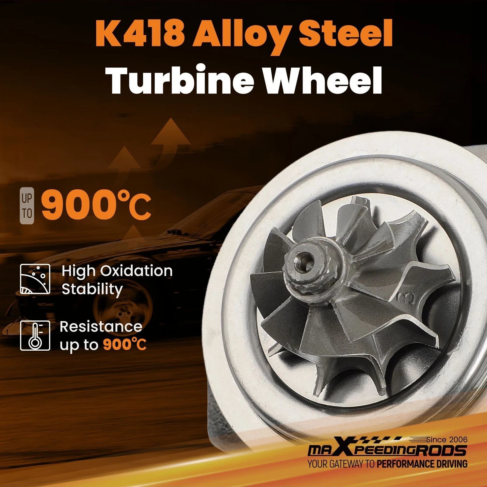 Turbo CHRA Cartridge for Rhino Motorcycles ATV Quads Snowmobile (60-120HP)