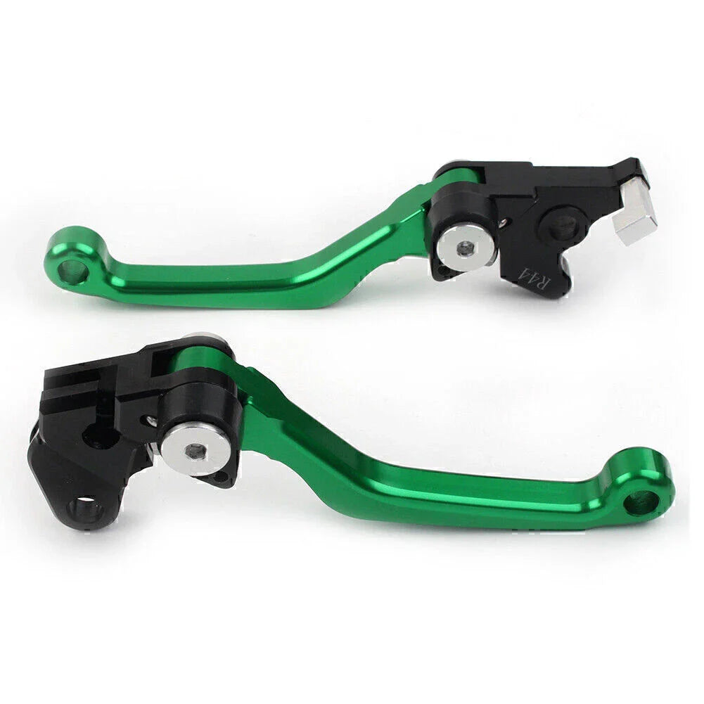 CNC Green Pivot Dirt Clutch Brake Levers for Kawasaki KLX250 D-Tracker (1993-1997)