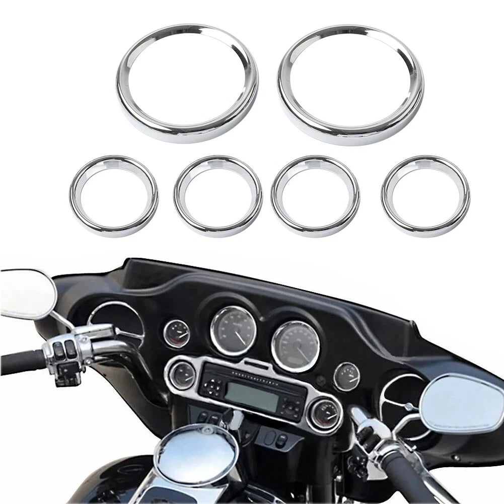 Instrument Board Gauge Bezel Cover for Harley Touring Electra Street Glide (1996–2013)
