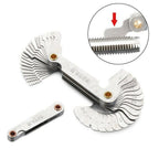 Thread Gauge Set for Metric and Inch Measurements (60 Degree)