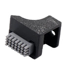Heat-resistant brush nozzle cleaning tool for automotive use