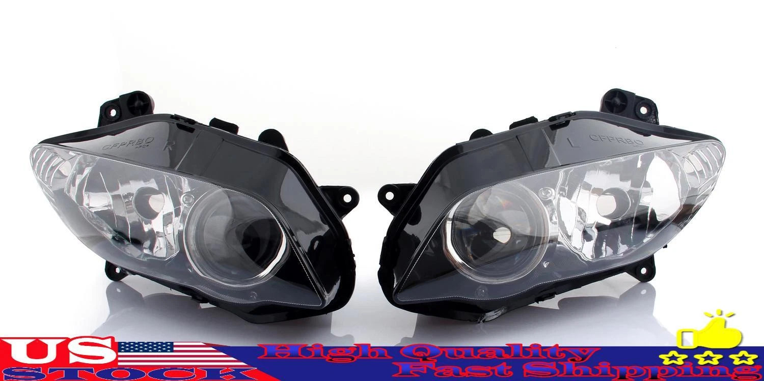Headlamp Guard Protector Grill for Yamaha YZF 1000 (2004–2006) - LED Clear