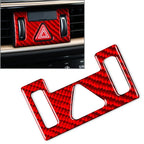 Mergency Light Button Frame Trim for Kia K3 Forte (2019–2021) Carbon Fiber Red