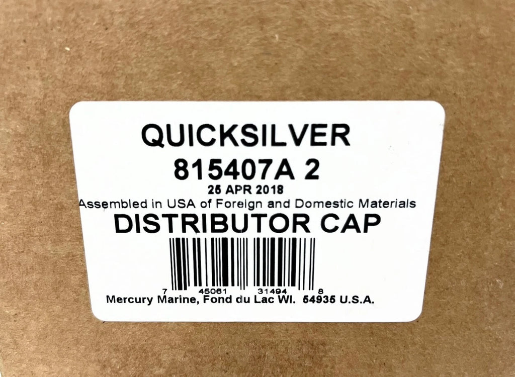 Distributor Cap for Mercury Quicksilver (OEM 815407A)