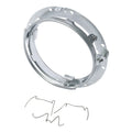 7" Front HID LED Headlight Lamp Mounting Ring for Harley Touring Softail