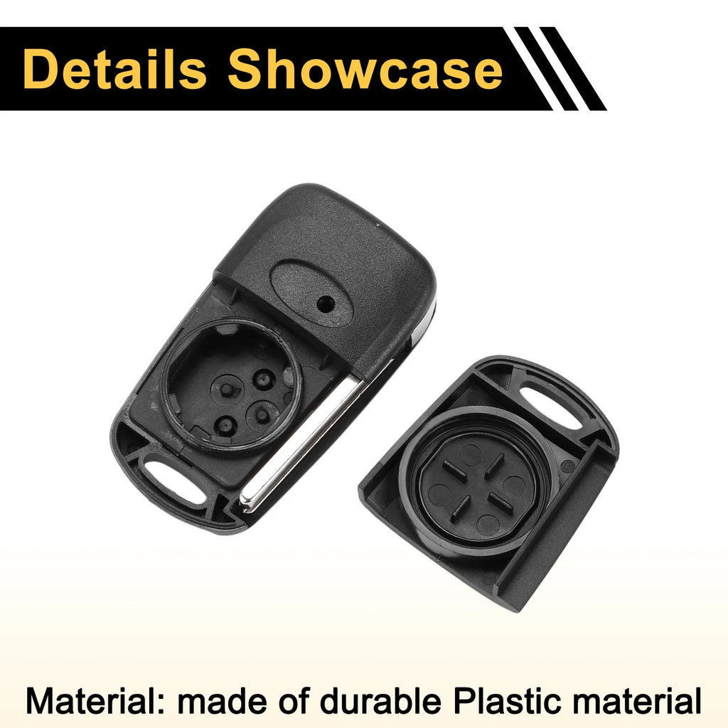 3 Button Key Fob Shell Case for Kia Rio (2012) - Black
